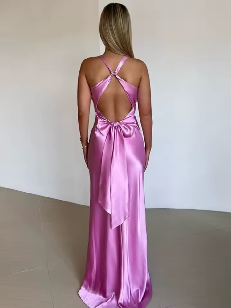 Oceane Sleeveless Party Dress – Elegant Look for Special Events