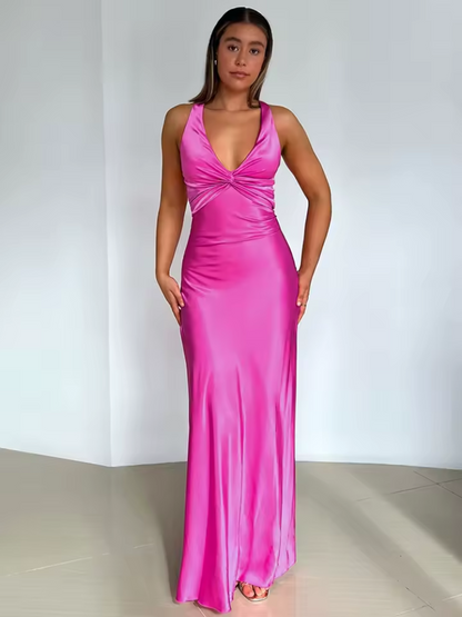 Oceane Sleeveless Party Dress – Elegant Look for Special Events