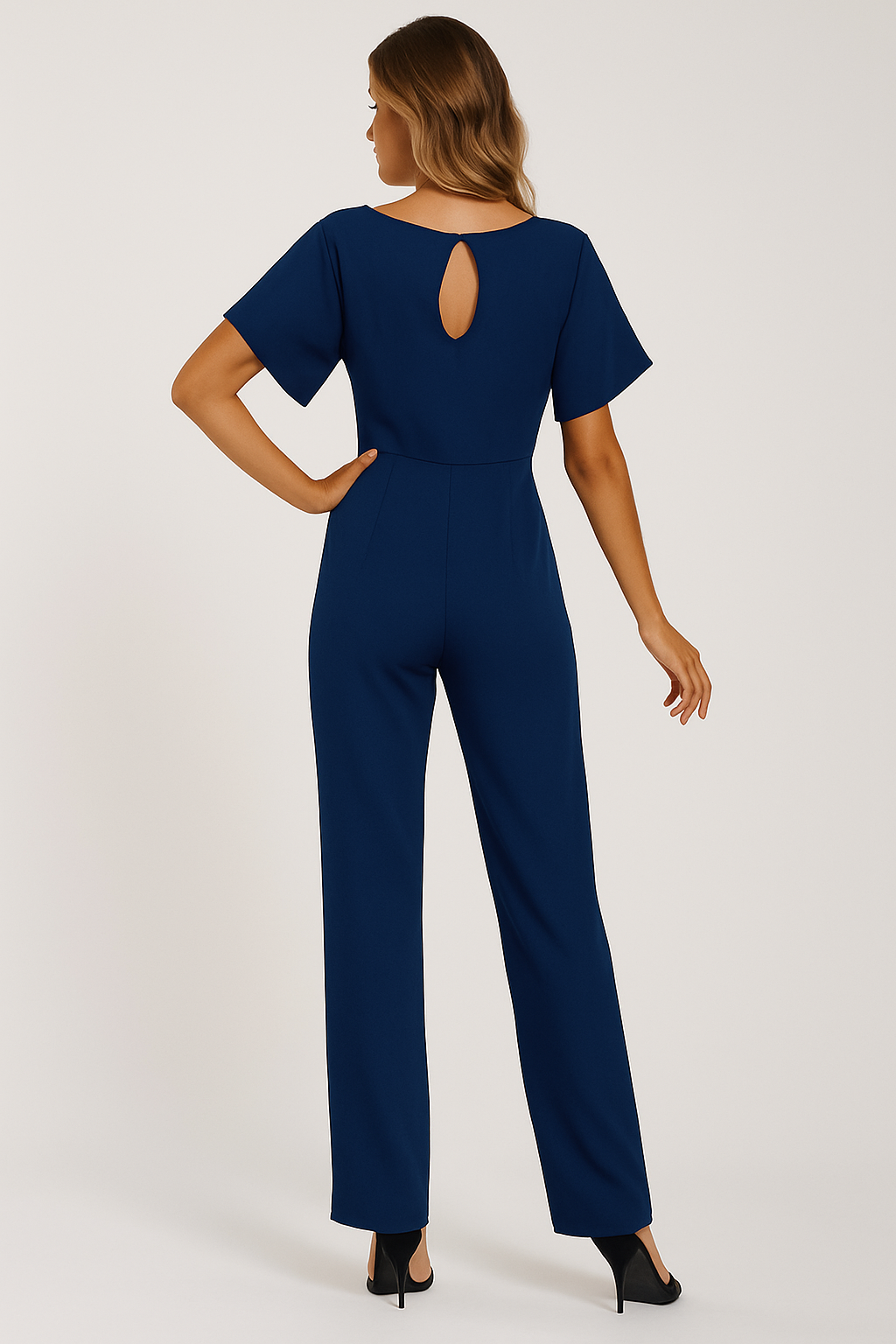 Elva Tie-Belt Jumpsuit – Stylish Women’s One-Piece Outfit