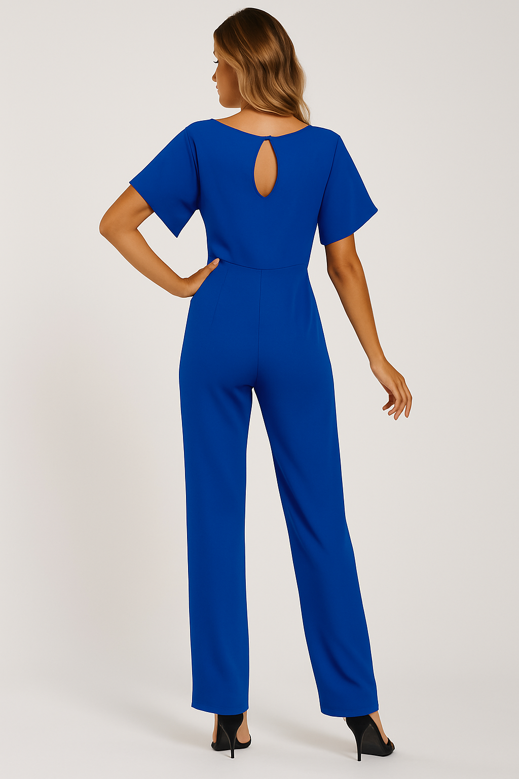 Elva Tie-Belt Jumpsuit – Stylish Women’s One-Piece Outfit