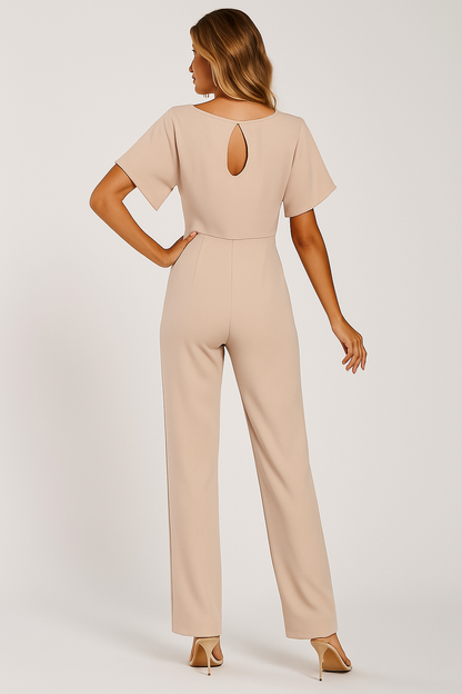 Elva Tie-Belt Jumpsuit – Stylish Women’s One-Piece Outfit