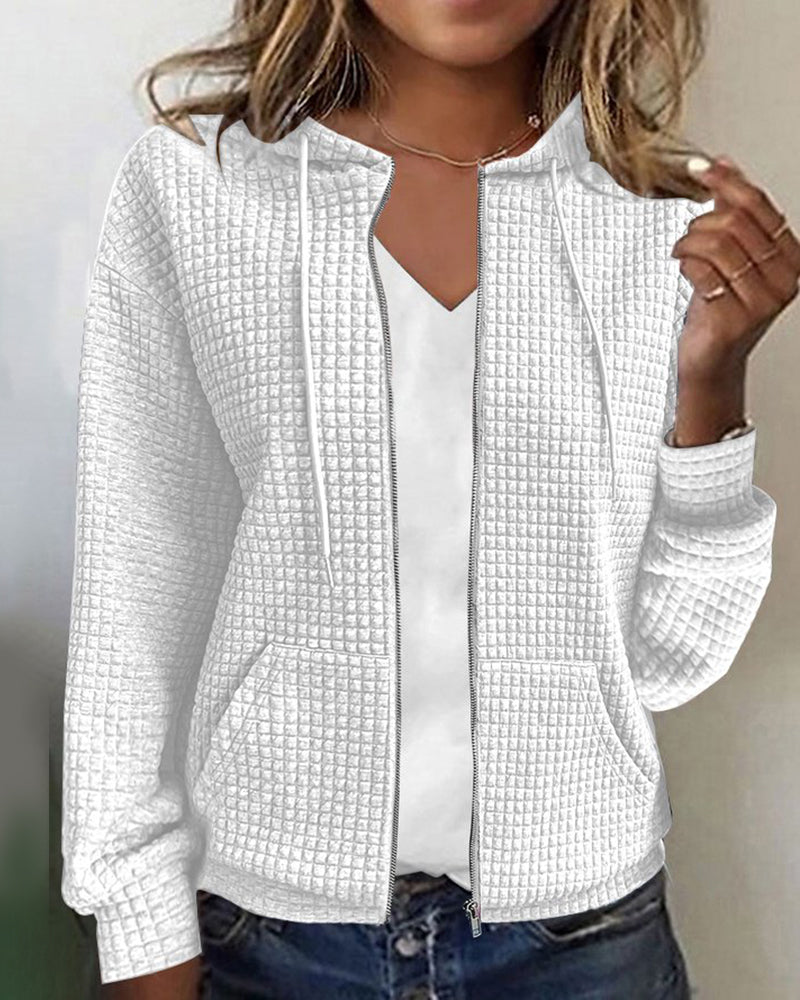Monique Casual Vest with Pockets and Drawstrings – Comfortable Fit