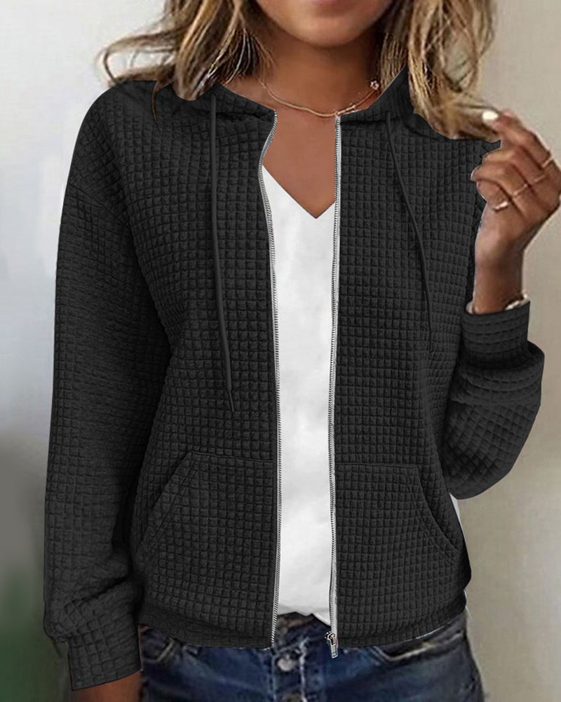 Monique Casual Vest with Pockets and Drawstrings – Comfortable Fit