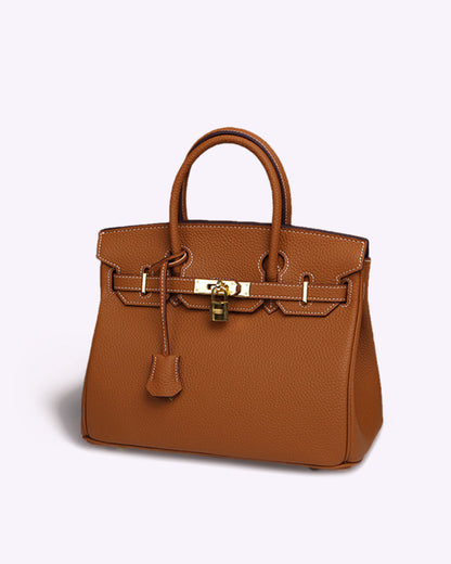 Gabrielle Leather Handbag – Spacious with Multiple Storage Pockets