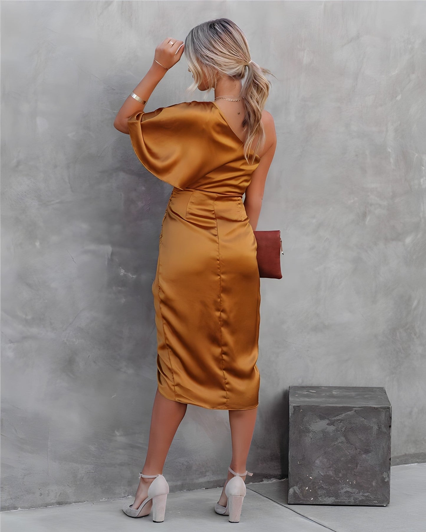 Liliana One-Shoulder Cocktail Dress – Elegant Evening Style