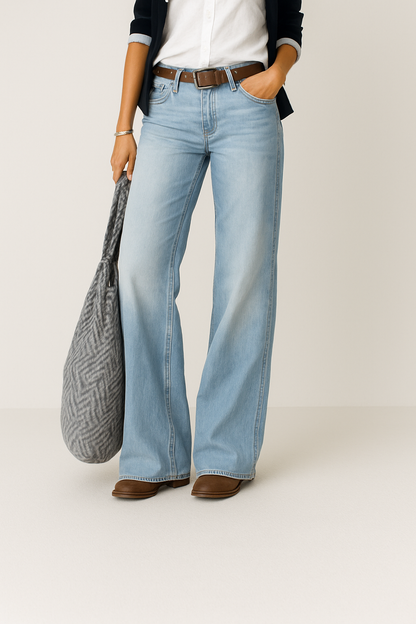 Majken Wide-Leg Denim Jeans – Comfortable Stylish Pants