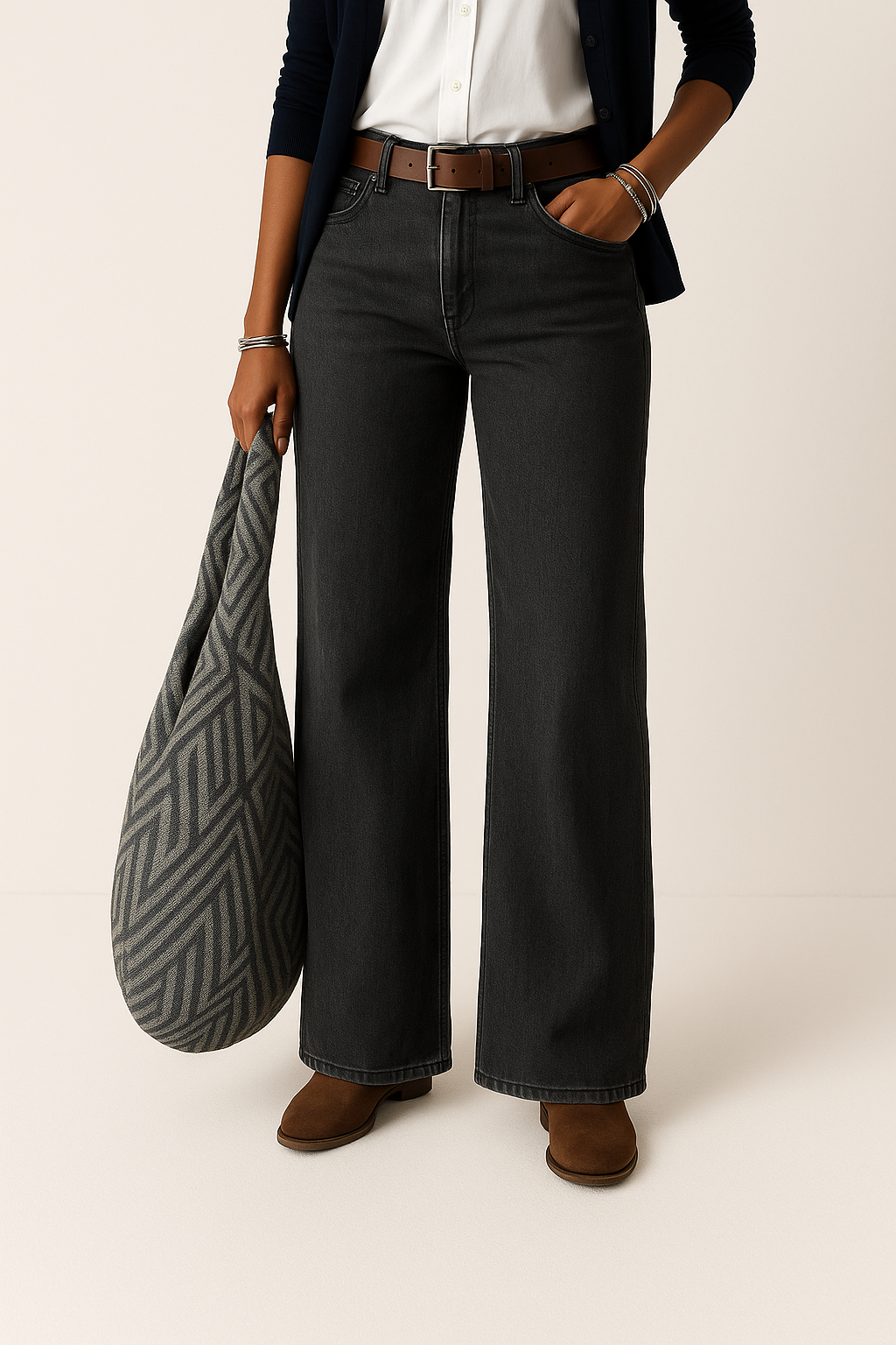 Majken Wide-Leg Denim Jeans – Comfortable Stylish Pants