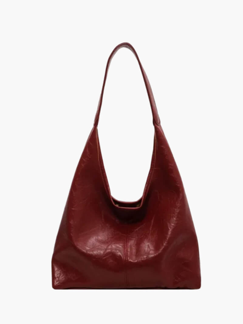 Women’s Minimalist Leather Shoulder Bag – Stylish Everyday Purse