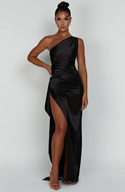 Jaida Satin Evening Dress – Elegant Formal Wear