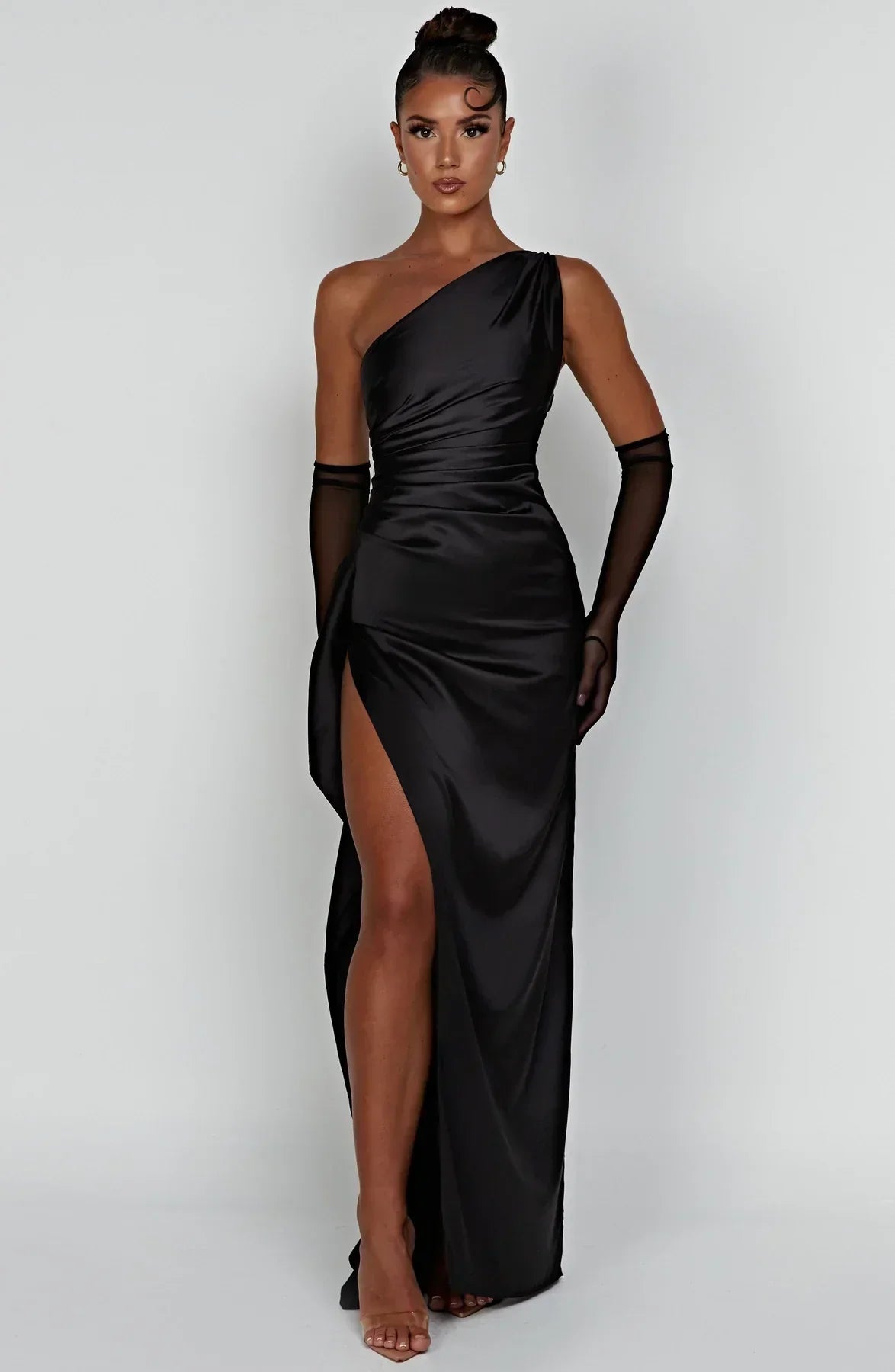 Jaida Satin Evening Dress – Elegant Formal Wear
