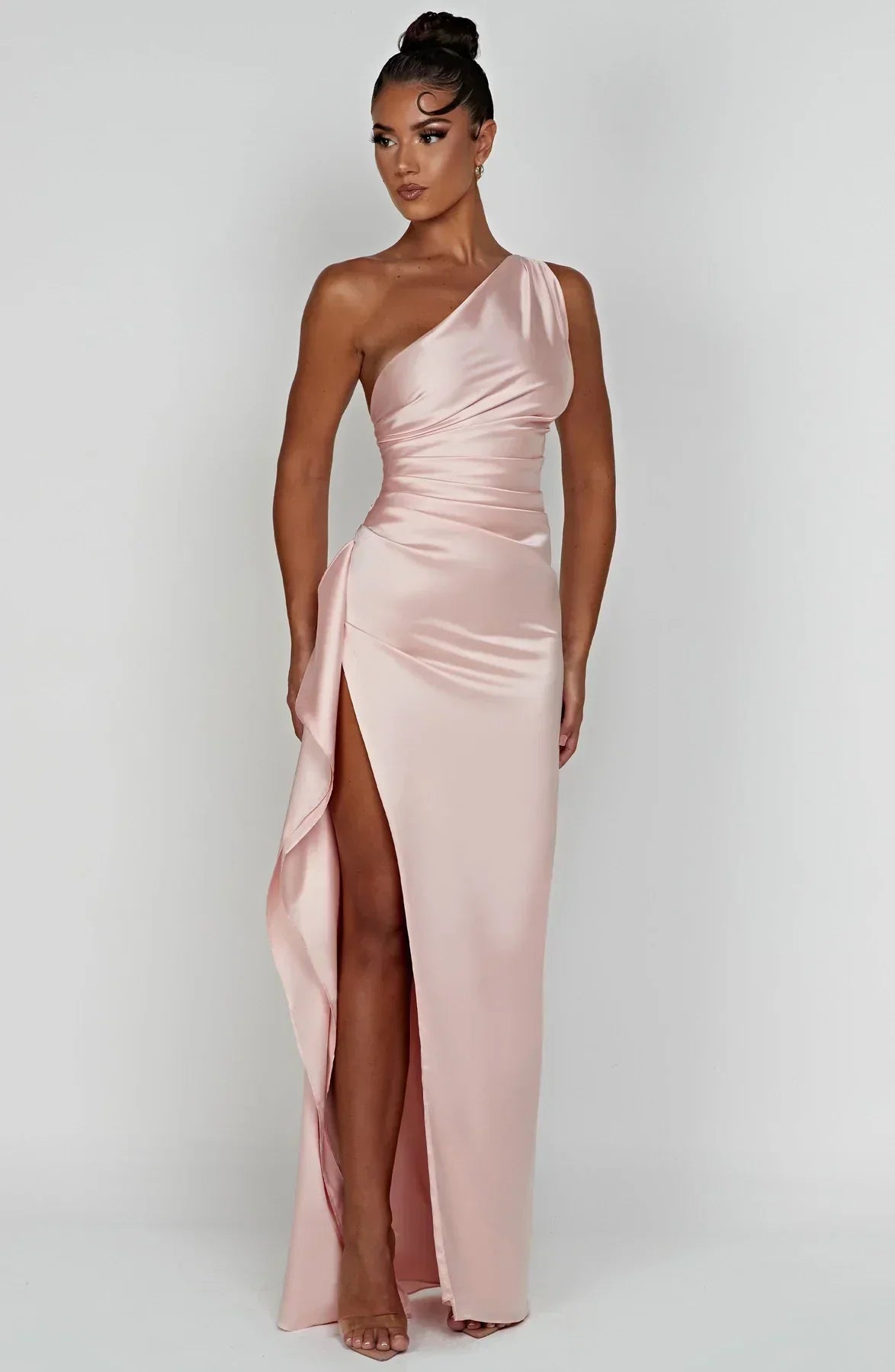 Jaida Satin Evening Dress – Elegant Formal Wear