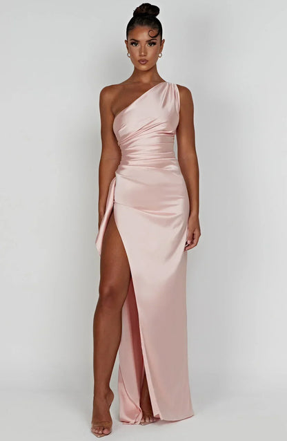 Jaida Satin Evening Dress – Elegant Formal Wear