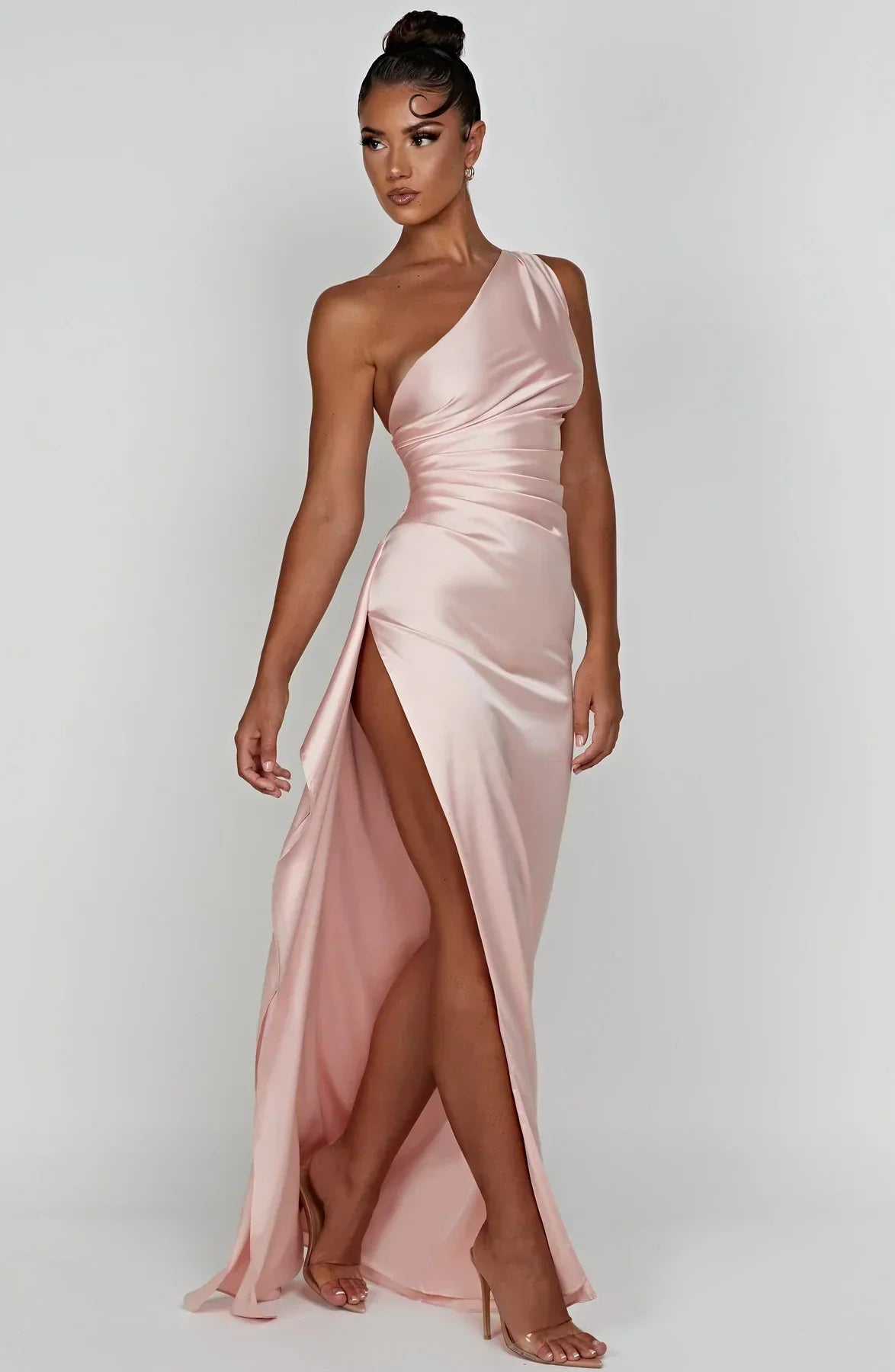 Jaida Satin Evening Dress – Elegant Formal Wear