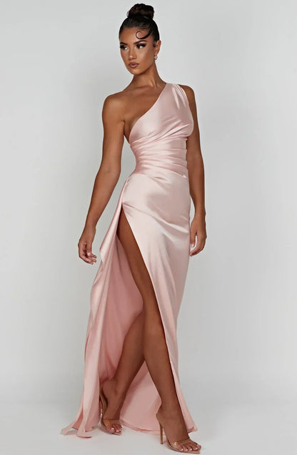 Jaida Satin Evening Dress – Elegant Formal Wear