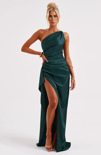 Jaida Satin Evening Dress – Elegant Formal Wear