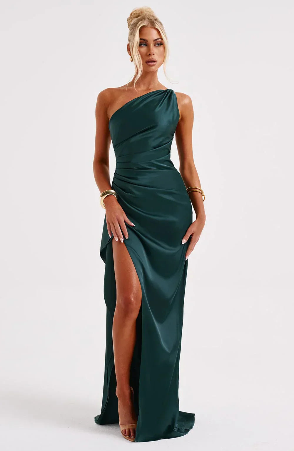 Jaida Satin Evening Dress – Elegant Formal Wear