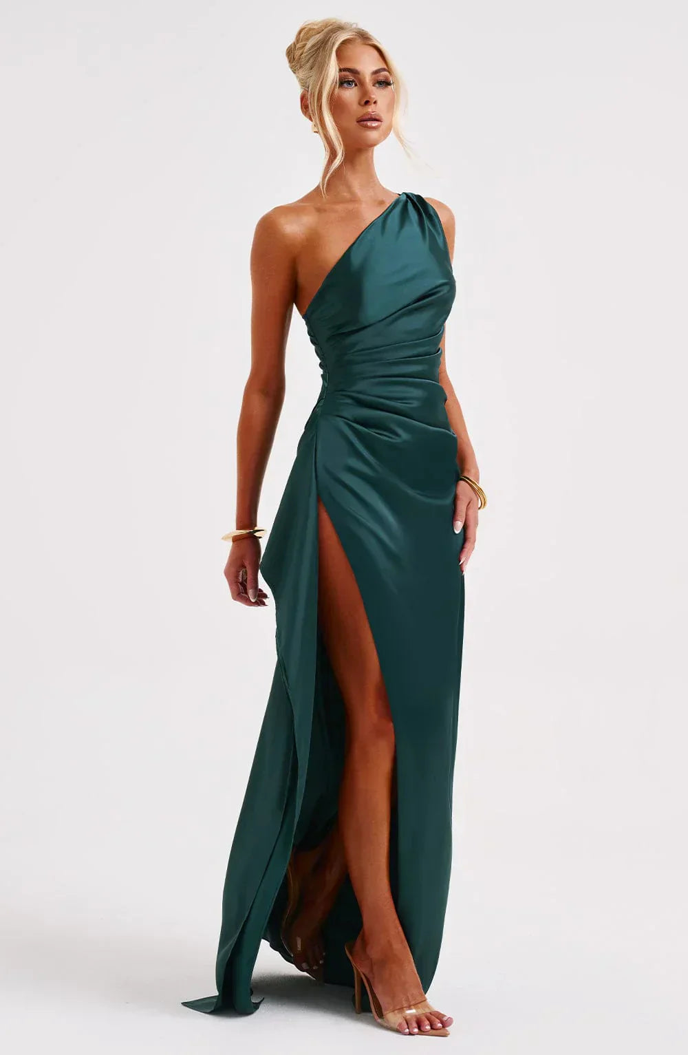 Jaida Satin Evening Dress – Elegant Formal Wear