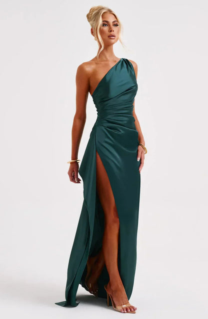 Jaida Satin Evening Dress – Elegant Formal Wear