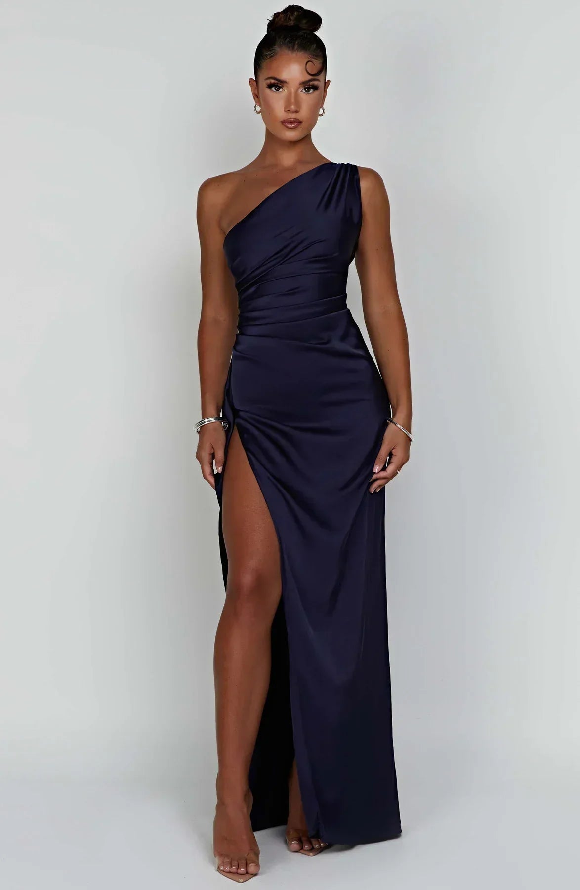 Jaida Satin Evening Dress – Elegant Formal Wear