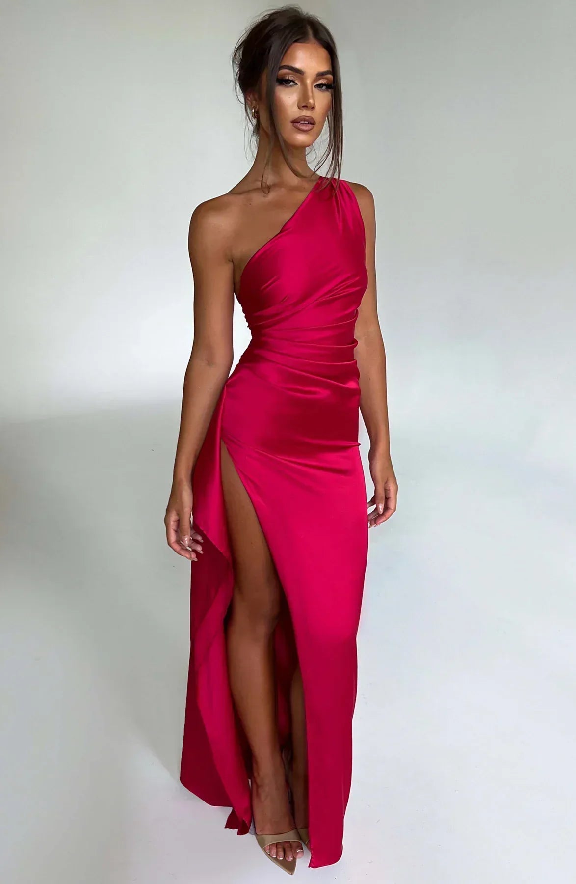 Jaida Satin Evening Dress – Elegant Formal Wear